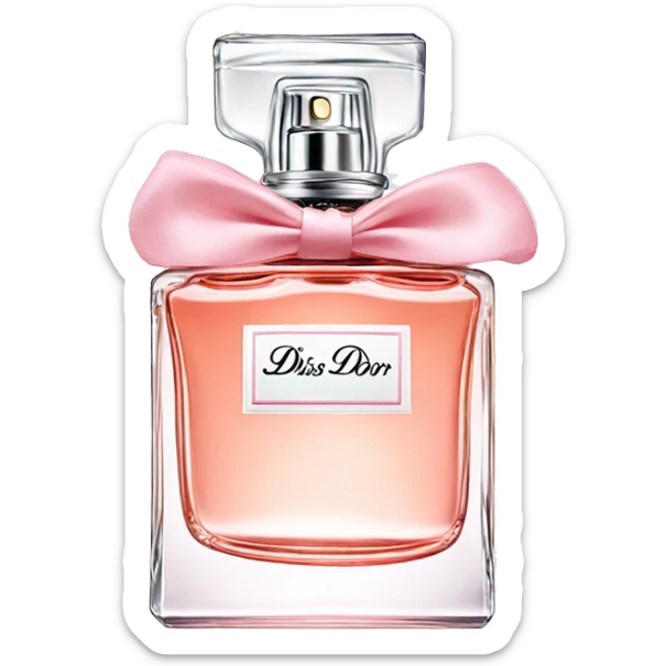 Miss dior perfume sticker