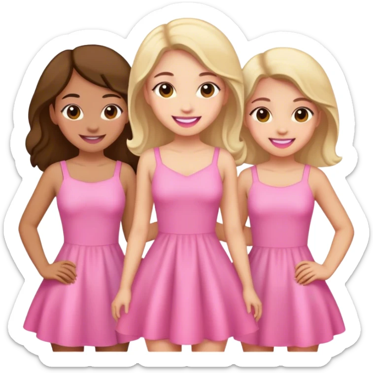 Girly girls  sticker