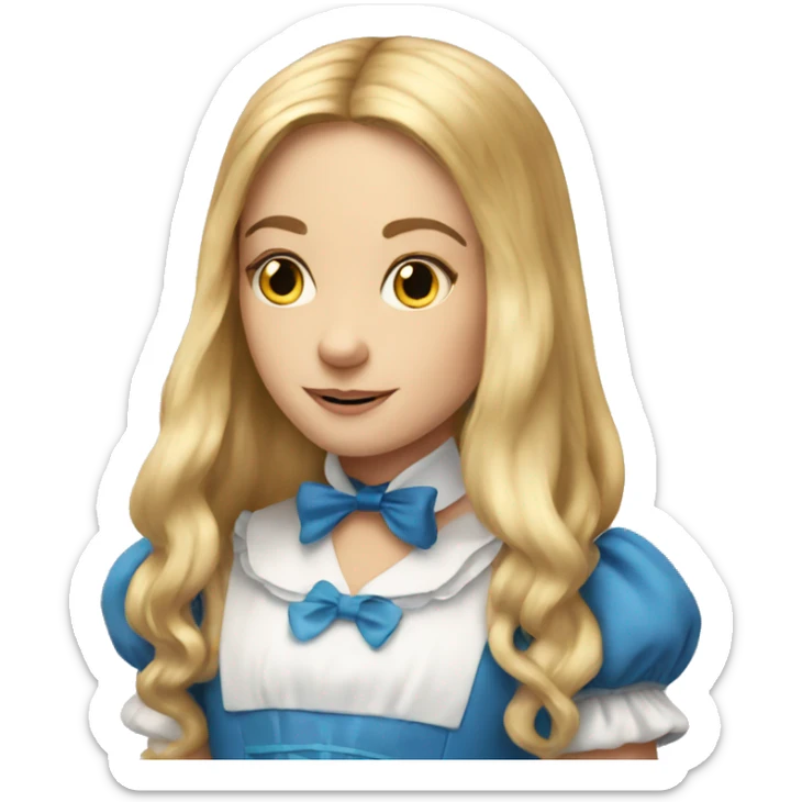 Alice in wonderland  sticker