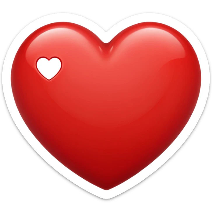 Heart colors sticker