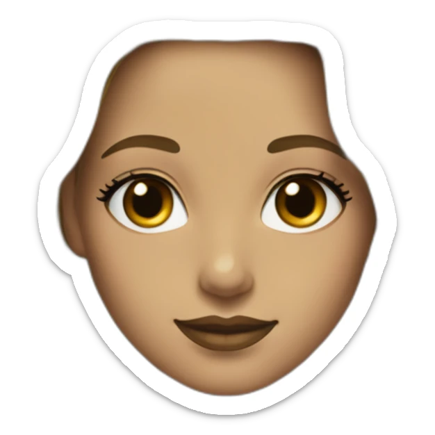 Posh-girl-with-golden-suit-and-blue-eyes-and-rainbow-unicorn-hair sticker