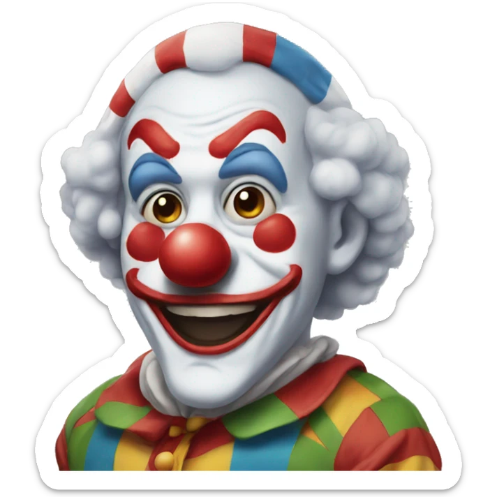 Clown sticker
