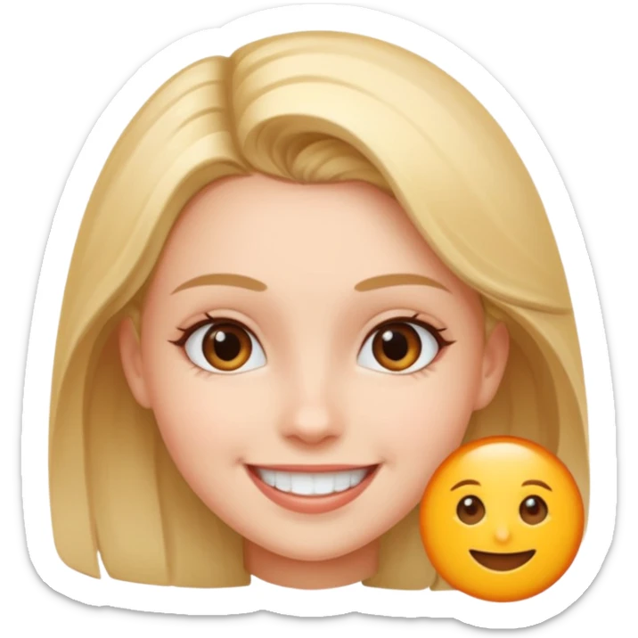 un emoji de una chica en una reunión con un icono que indique duplicar la velocidad sticker