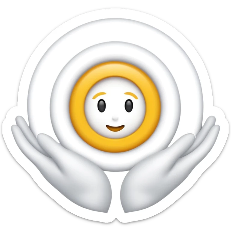 Quiero un emoji de la paz con una paloma blanca y un círculo sticker