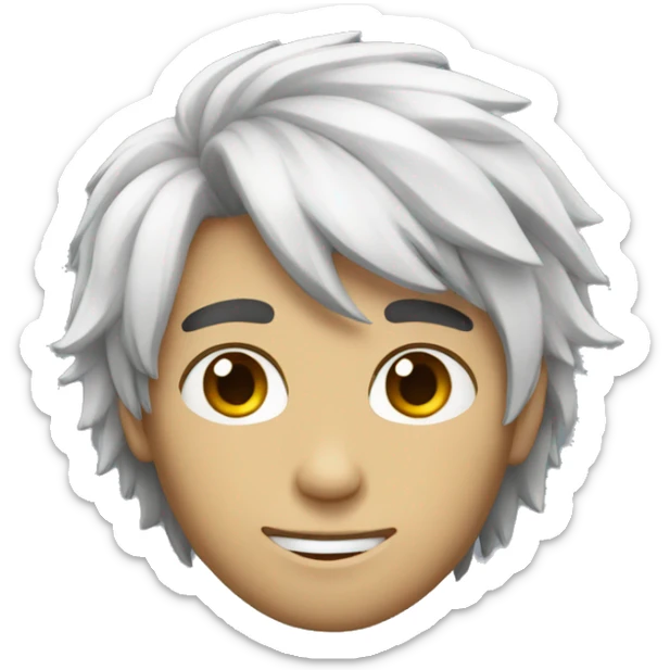 gay man named luca with bad black shaggy hair hes white sticker