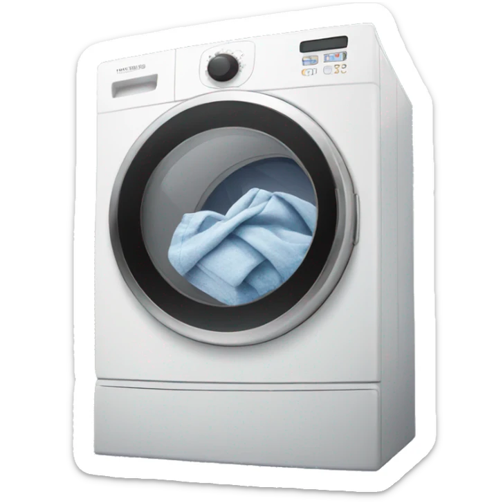 laundry dryer sticker