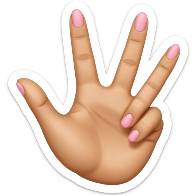 A 3D emoji in iOS emoji aesthetic style of a hand making the “shaka” gesture, with thumb and pinky extended outward and other fingers folded in, cheerful expression, clean white background, glossy Apple-style design
 sticker
