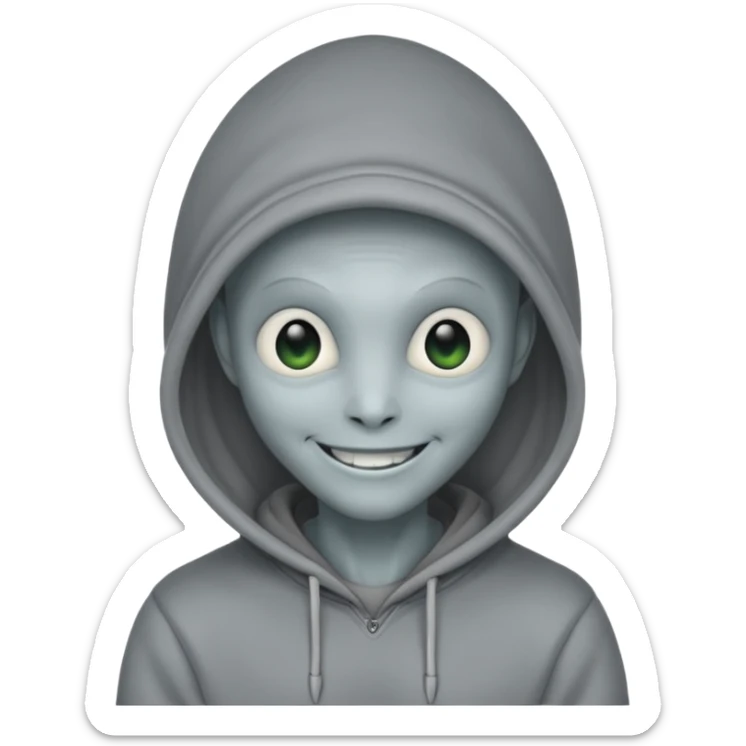 alien wear hoodie in guardian of the galaxy sticker