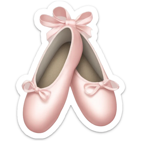 Pale pink ballet shoes sticker