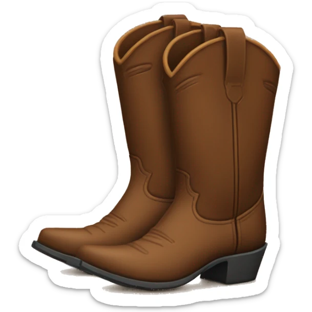cowgirl boots sticker