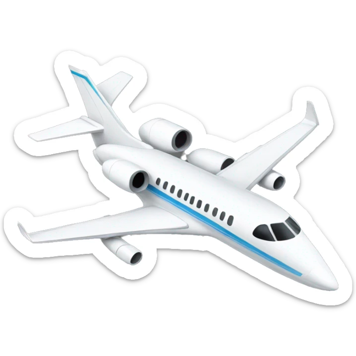 girl on a jet sticker