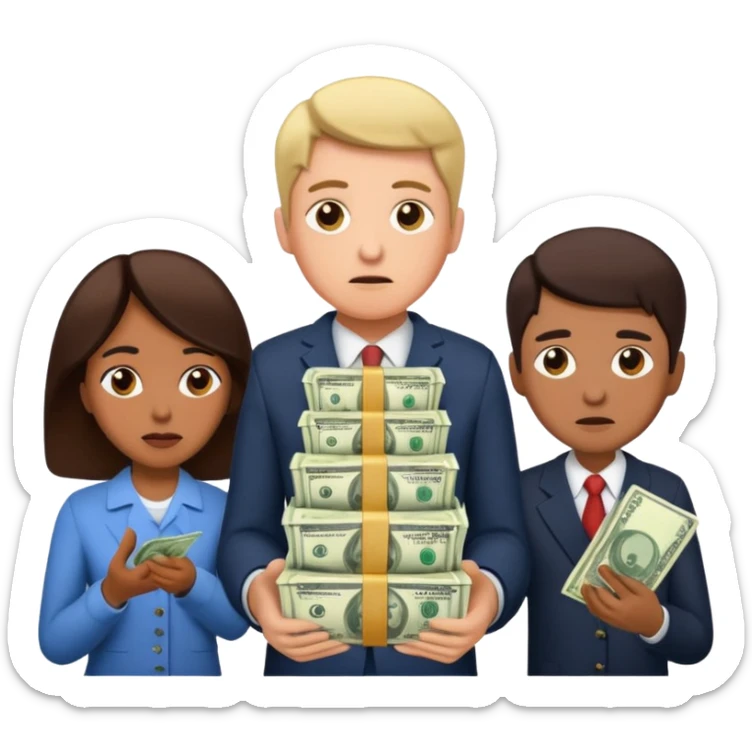 Most of them don’t even know what’s  the meaning of money sticker