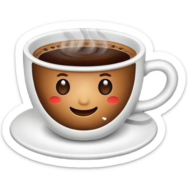 Coffe sticker