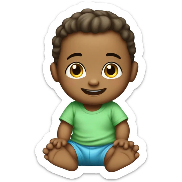 Baby boy sticker