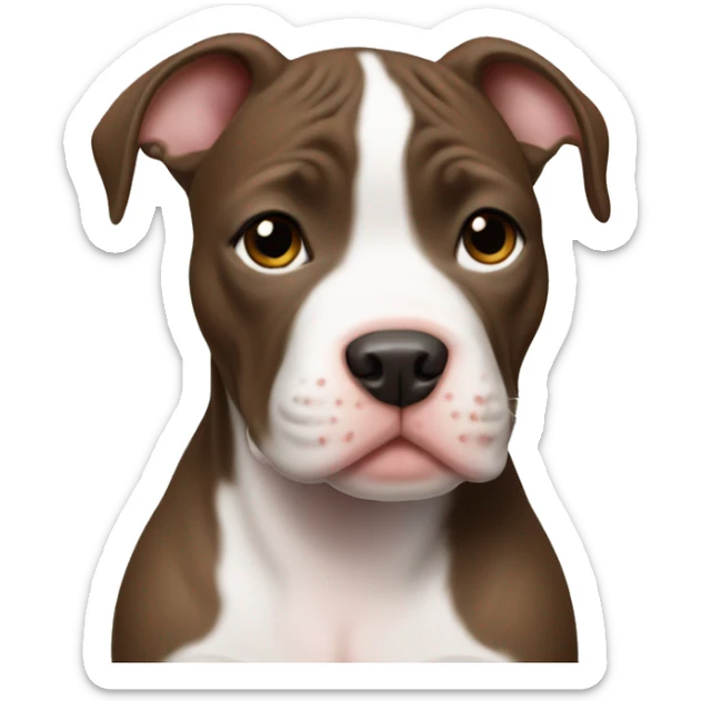 Pitbull puppy  sticker