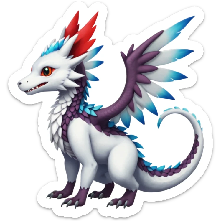 "Dutch Angel Dragon"-Trico-Silvally-Vernid-Sergal-hybrid-fusion sticker