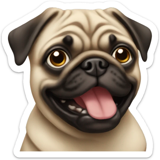 Pug sticker