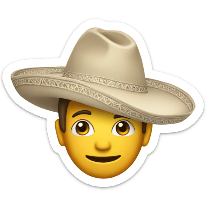 Sombrero sticker