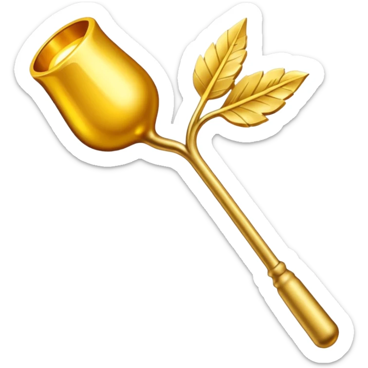 eleganter pfeil in gold der nach oben zeigt für wachstum sticker