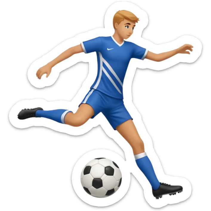 Can you generate an Apple style emoji of a Rabona soccer shot. Just show the legs sticker
