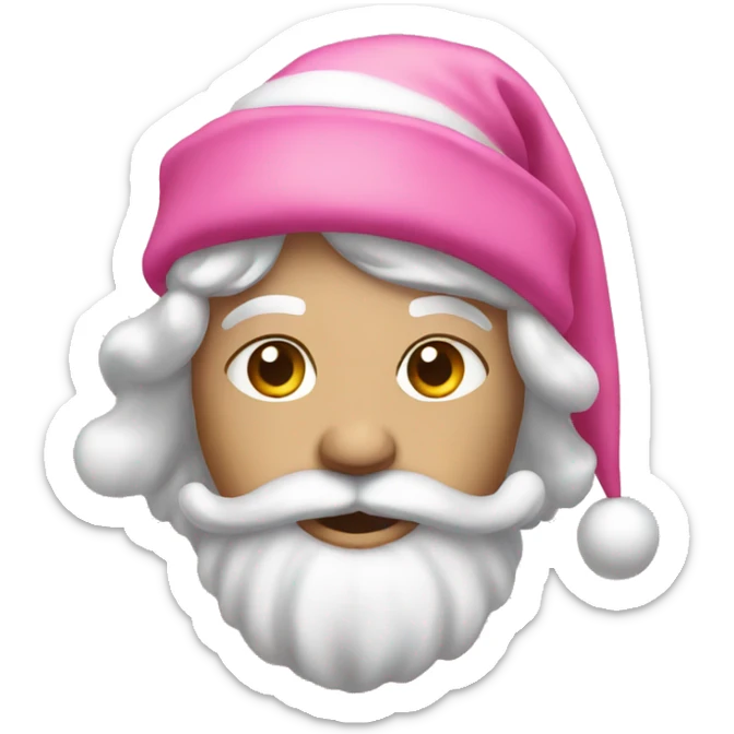 Christmas pink sticker
