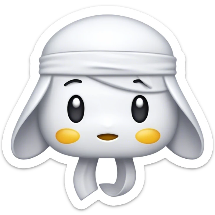 Lazo blanco  sticker