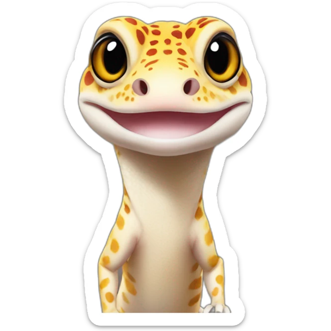 leopard gecko sticker