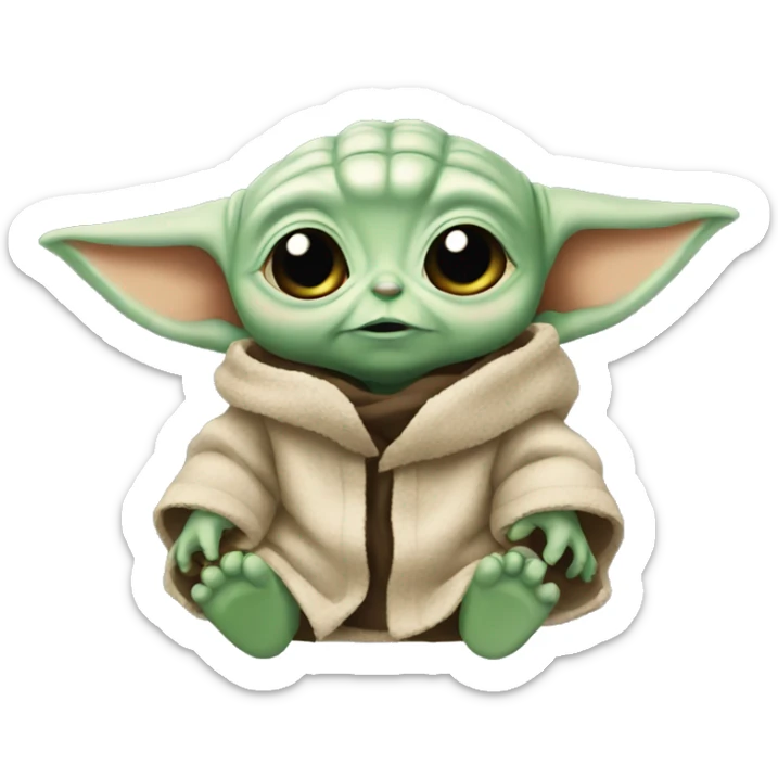 baby yoda sticker
