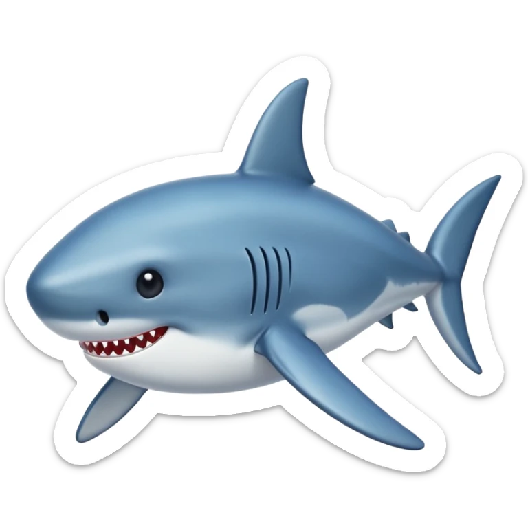 I want a sharkwhale emoji in white to put after my instagram’s pseudo sticker