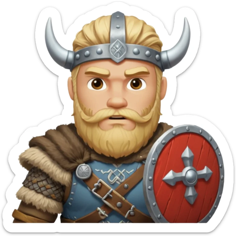 bana kick yayınları için sakallır sarışın viking abonelik rozeti oluştur sticker