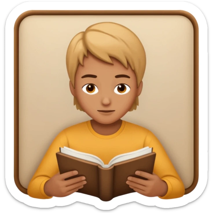 Reading sticker