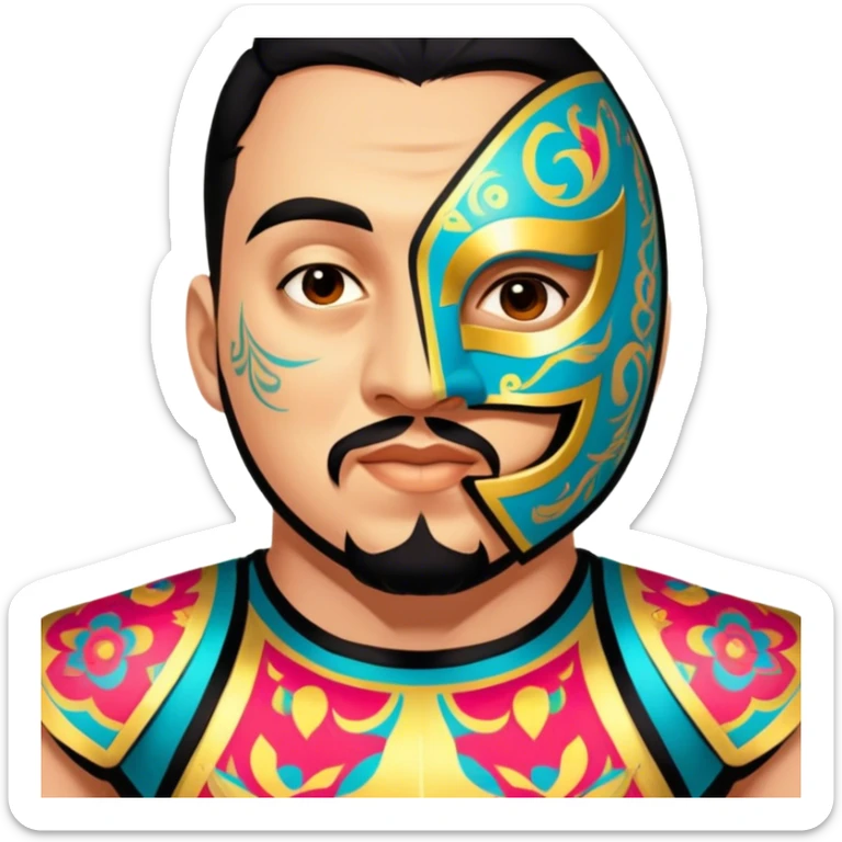 Luchador sticker