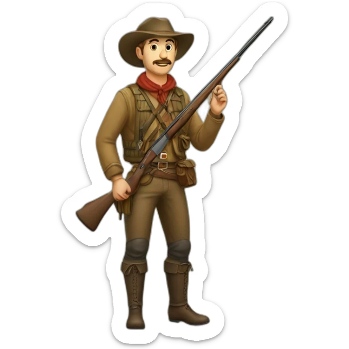 Czech hunter sticker