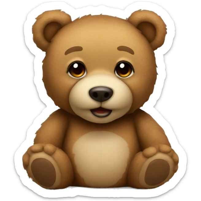teddy bear sticker
