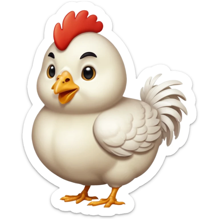 Chicken sticker
