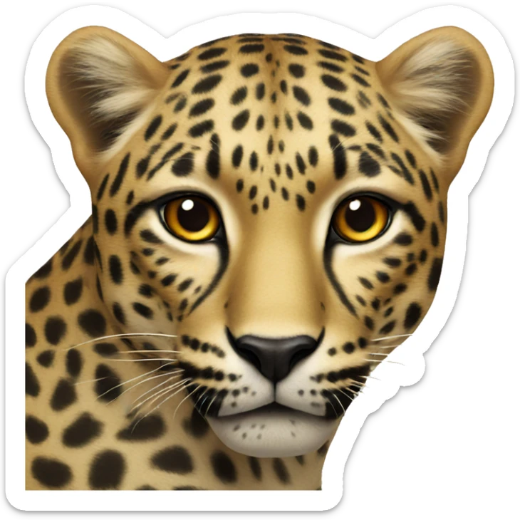 Leopard sticker