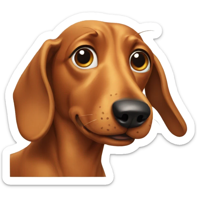 Wiener dog  sticker