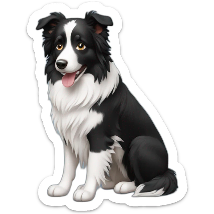 Border collie sticker