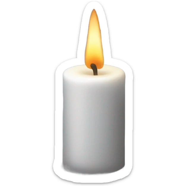 candle  sticker