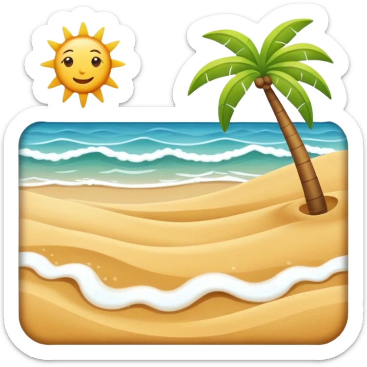 Beach sticker