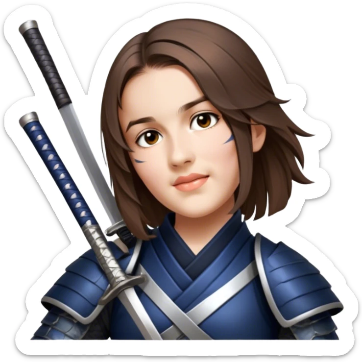 Warrior Samurai sticker