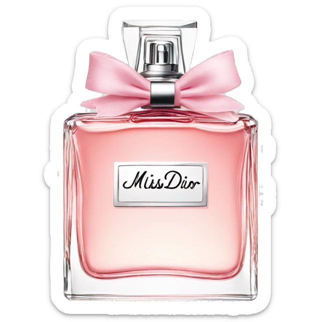 Miss dior perfume sticker