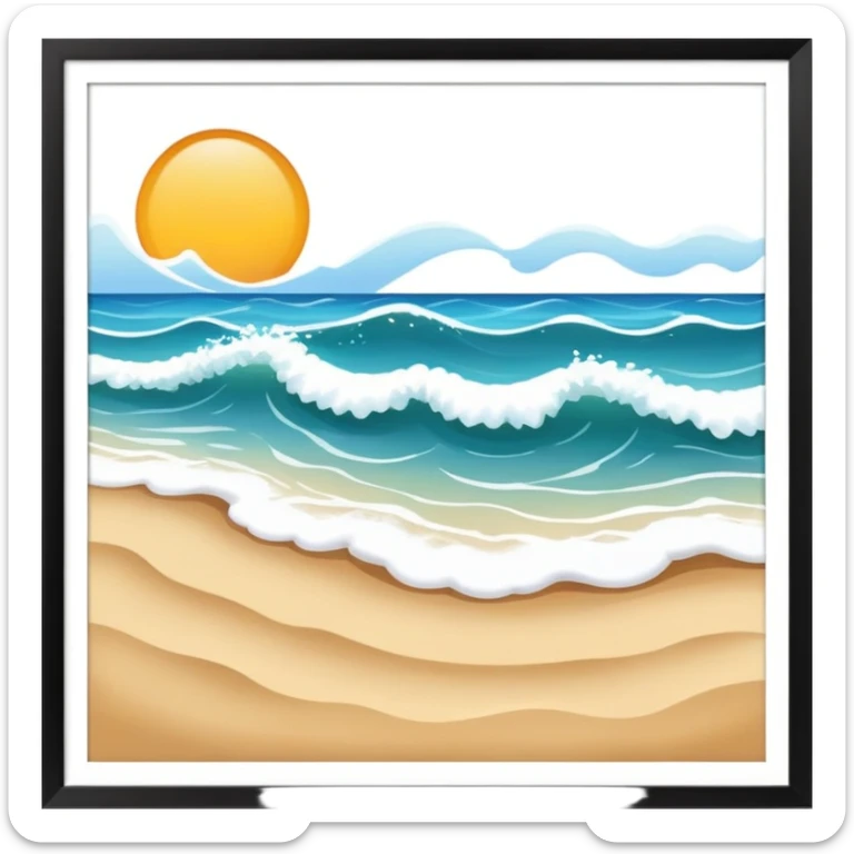 Beach sticker