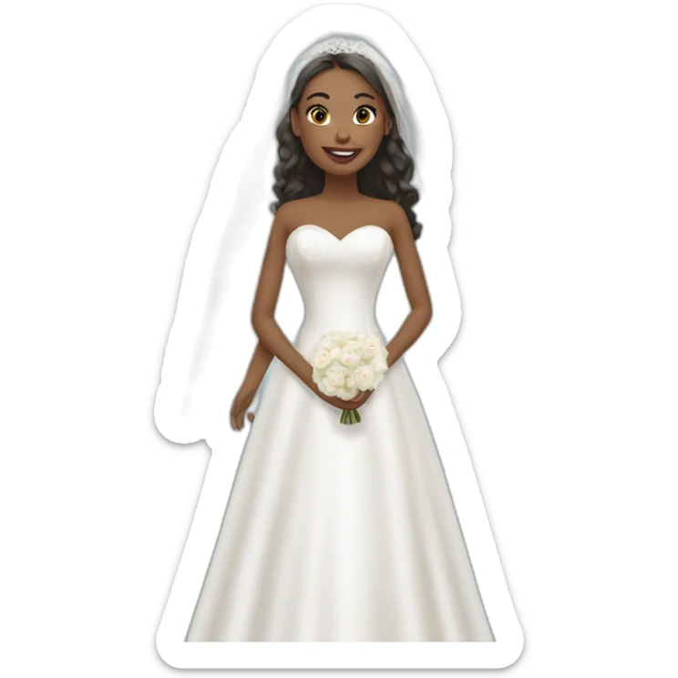 Bride sticker