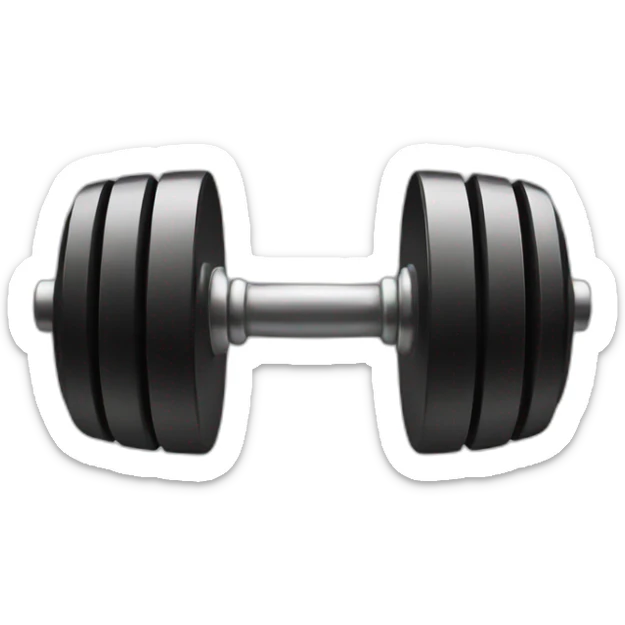 dumbell sticker
