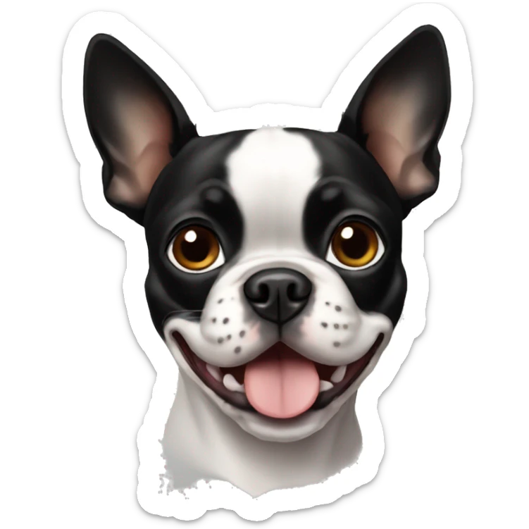 Boston terrier sticker