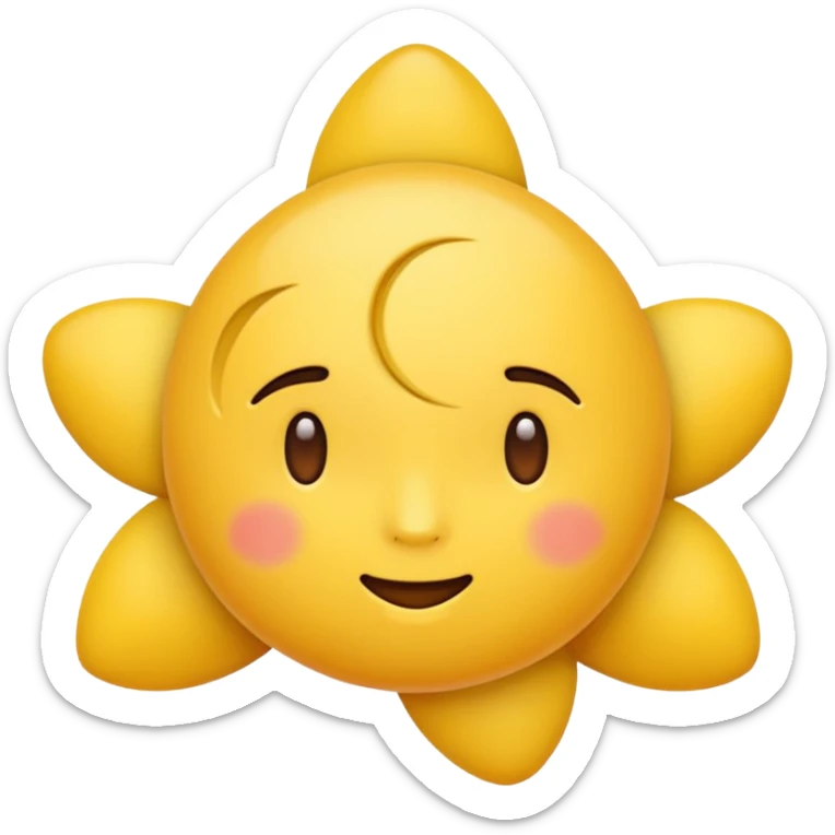 Quiero me crees un emoji de la hormona del cortisol en un nivel saludable sticker