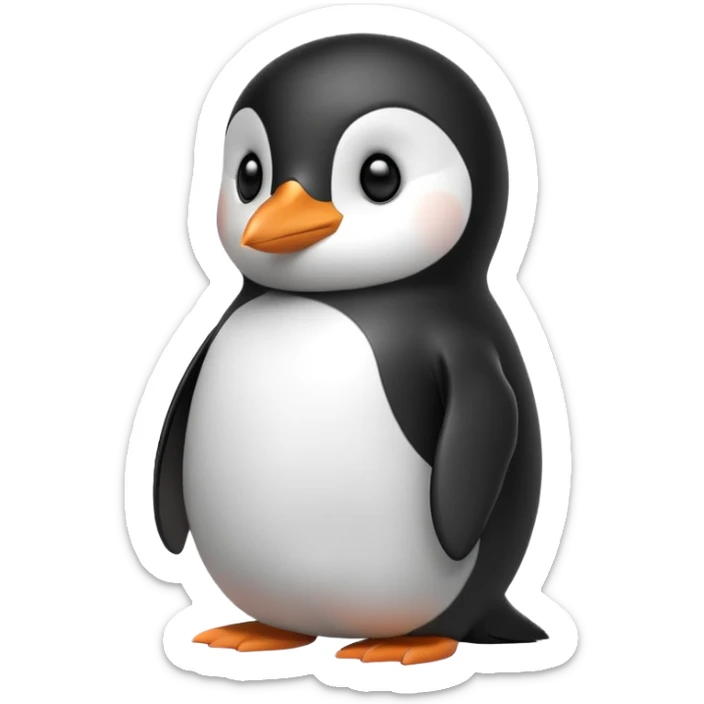 Penguin sticker