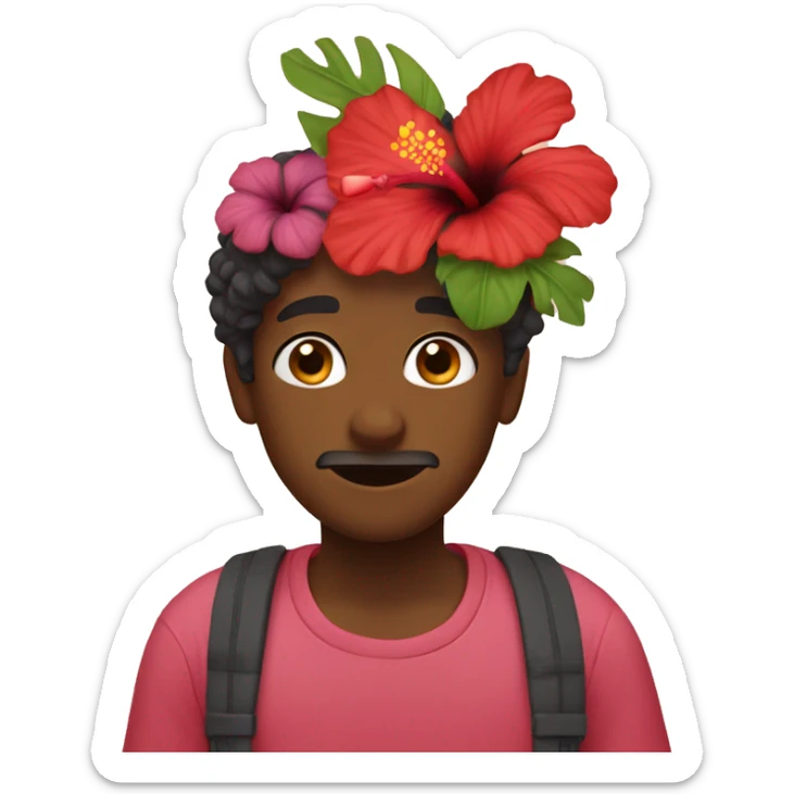 hibiscus sticker