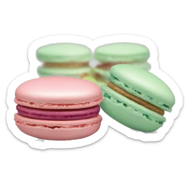 Macaron sticker